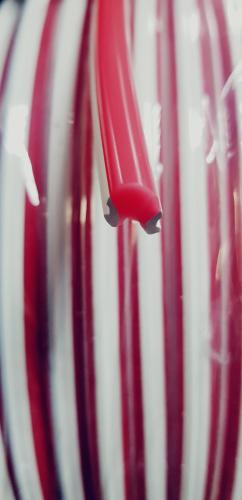 Силиконовый шнур экран для неона 2.0 IP40 6мм красный