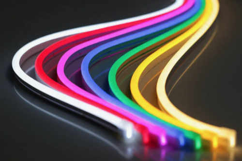 Отрезки гибкого неона  220V  (цвет разный), цена за 1м