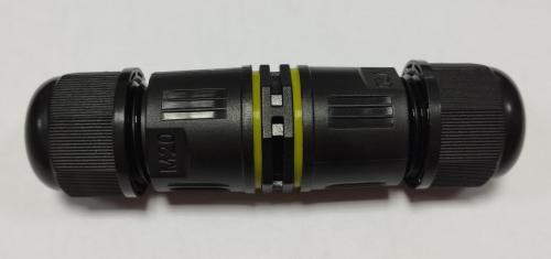 Муфта соединительная коннектор для проводов М20, 3-конт. с пружин., водонепрониц. IP65