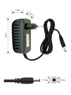 Адаптер питания 24Вт 24V Ecola (на вилке)