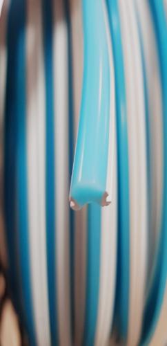 Силиконовый шнур экран для неона 2.0 IP40 6мм ледяной синий (голубой)