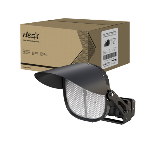 Прожектор светодиодный SPFL-LEVEL 1000PA50 100-277В 1000/900/800Вт 160лм/Вт 40гр 7 лет IP66 черный NEOX