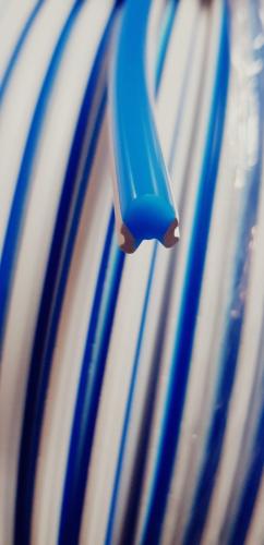 Силиконовый шнур экран для неона 2.0 IP40 6мм синий