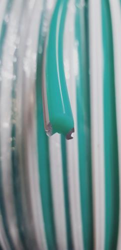 Силиконовый шнур экран для неона 2.0 IP40 6мм зеленый