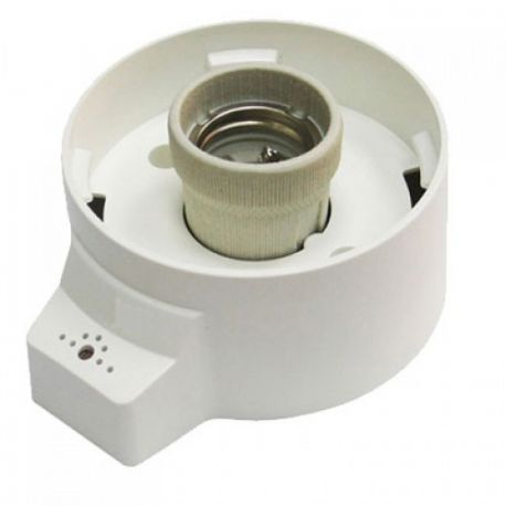 Светильник энергосберегающий СА-18 под лампу E27, датчик оптико-акустический регулируемый