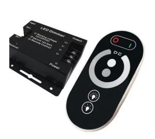 Диммер контроллер одноцветный T3 RF 30А 360W/720W 12V/24V сенсорный ПДУ радио-пульт 3931