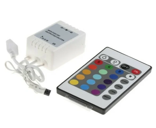 Контроллер General 80W 12V RGB с белым ИК пультом GDC-RGB-80-I-IP20-12,5118