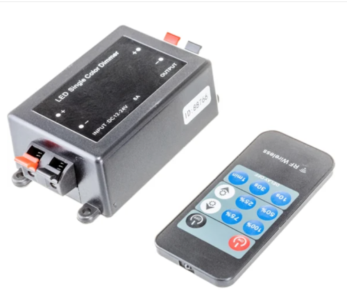 Диммер General  12/24V 96W радиопульт RF IP20 8A 511711