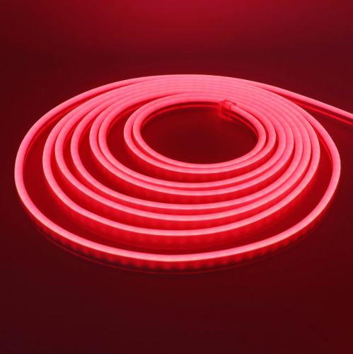 Светодиодный гибкий неон 9,6Вт, 12В, 6х12, Красный, SP (кратность 1см)