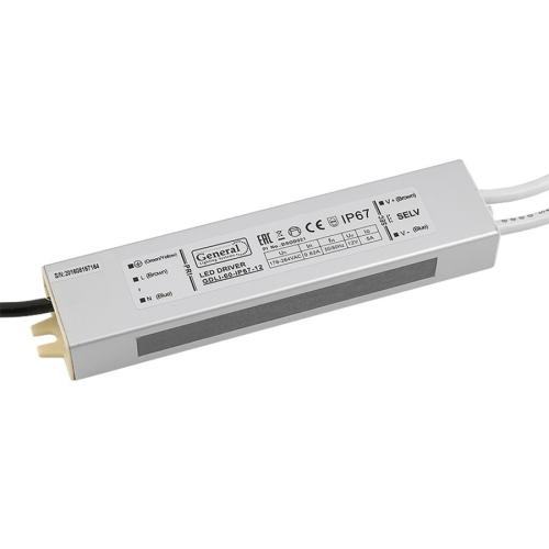 Блок питания GDLI-60-IP67-12 60Вт 12В IP67, General 