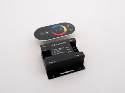 Контроллер RGB T3 RF 30А 360W/720W 12V/24V сенсорный ПДУ радио-пульт