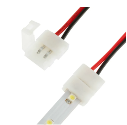 Коннектор ECOLA 15см зажим-зажим 2-х конт 3528 (3шт) цена за 1шт