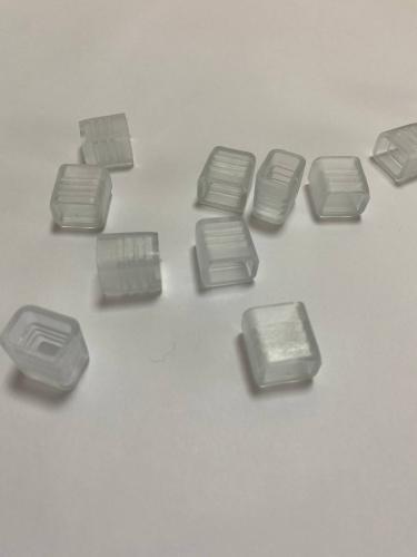 Заглушка для гибкого неона 12V сеч 6х12мм силикон глухая