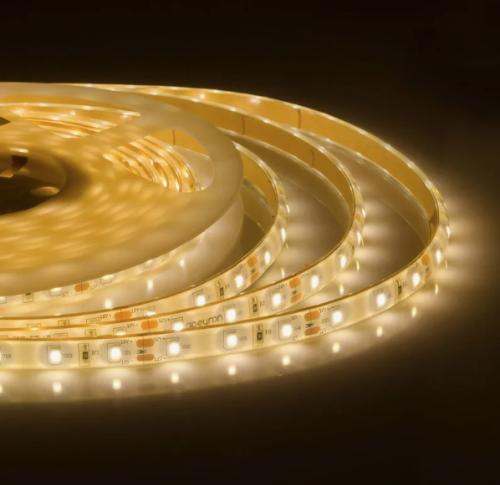 Светодиодная лента СЛТ 5050 - 60 IP65 3000К /цвет теплый белый/ 12V гермет. General