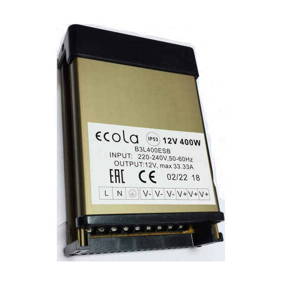 Блок питания N-400W-12V Ecola IP53 брызгозащищенный
