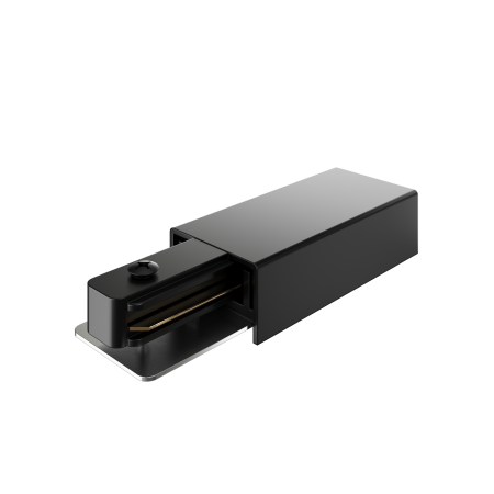 Ввод питания Geniled для однофазного шинопровода Белый/Черный (Черный)