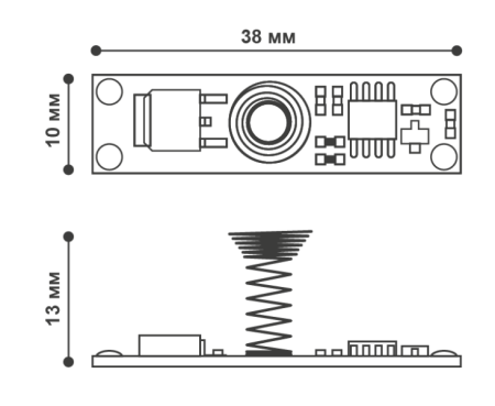 Выключатель с датчиком касания и функцией диммирования WOLTA WLS-SEN-01 12V/24V 5А  60W/120W