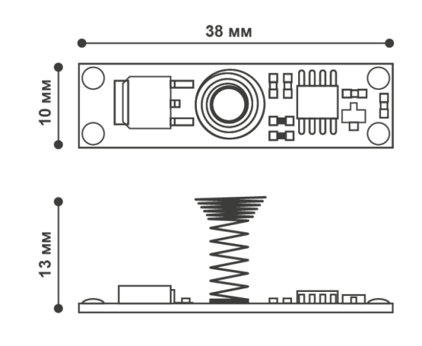 Выключатель с датчиком касания и функцией диммирования WOLTA WLS-SEN-01 12V/24V 5А  60W/120W