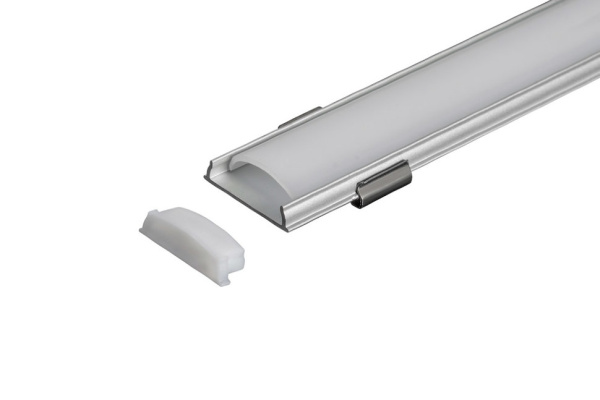 Профиль алюминиевый ПН-6 ГИБКИЙ комплект с экраном и аксесс.(2 метра), General