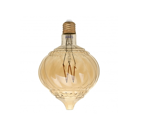 Светодиодная лампа General LOFT «восточный стиль» G125TDSS E27 7W 410Лм 2700K 125х165 филамент золотая диммируемая