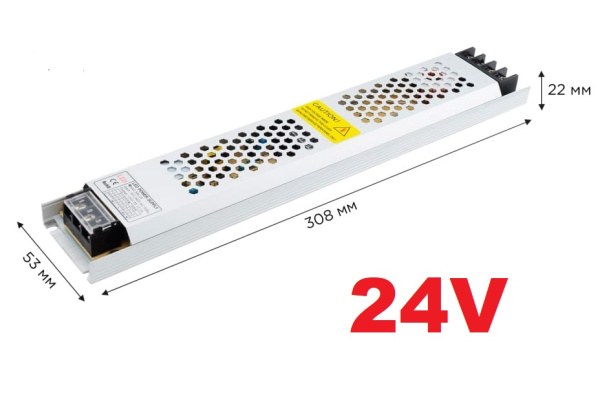 Блок питания APEYRON 24V 300W 310х52х22мм (слим) IP20 12