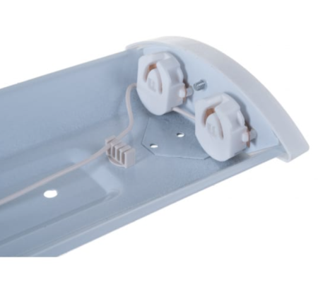 Светильник (корпус) под две LED-лампы Т8-1200, 1240x118x40мм, SVET ДПО 11-2х18-001 УХЛ4 SV0125-0006 (Витебск)