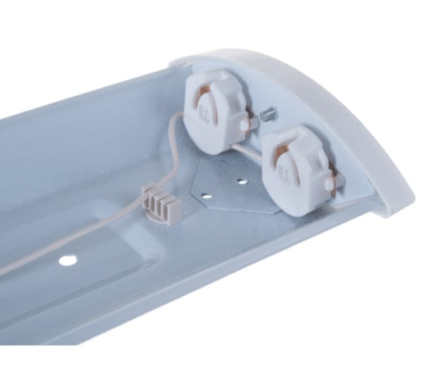 Светильник (корпус) под две LED-лампы Т8-1200, 1240x118x40мм, SVET ДПО 11-2х18-001 УХЛ4 SV0125-0006 (Витебск)