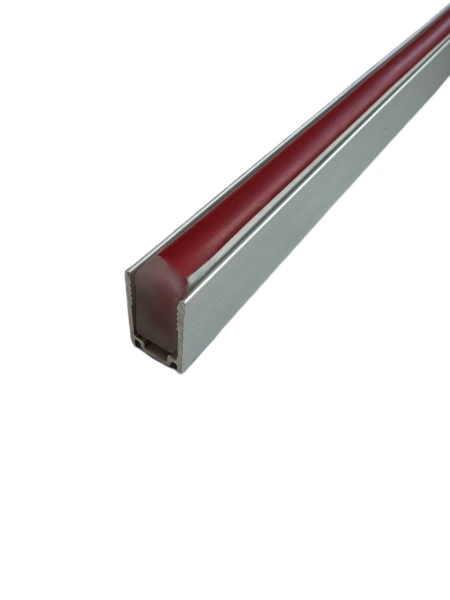 Профиль алюминиевый для гибкого неона сеч. 6х12мм, анодированный, 7х12х1000мм