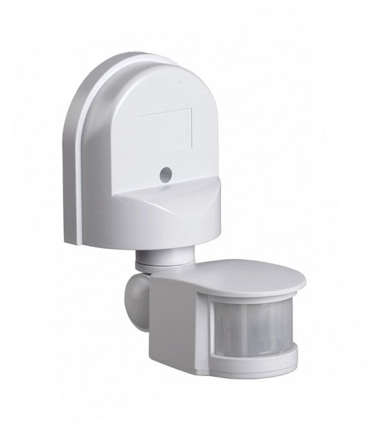 Датчик движения ДД-008-1200Вт 180 градусов 12м IP44 белый