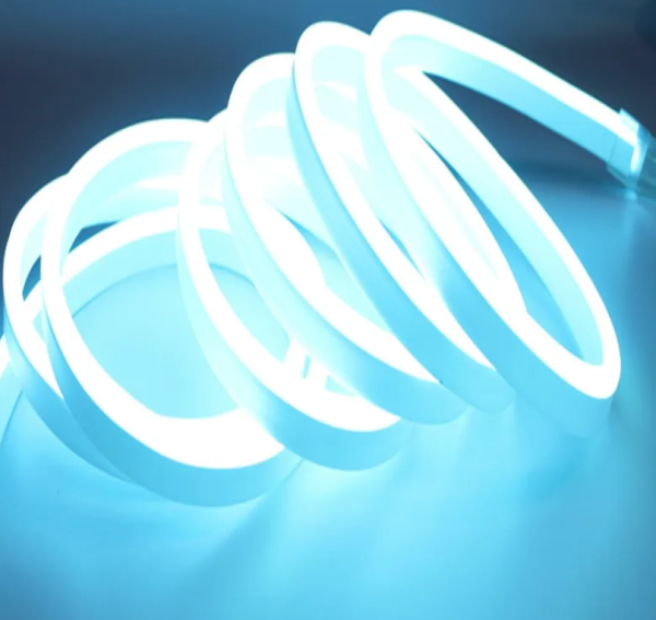 Гибкий неон General LED 9,6W ледяной синий (голубой) сеч 8х16мм IP67 220V (цена за 1м)