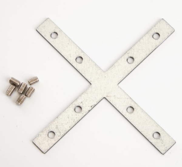 Соединитель X-образный для профилей