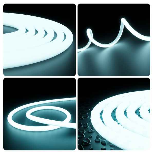 Светодиодная термо лента 14.4W/m 24V 120led/m IP68 6000K 900lm/m 5м герм 2835 00-325 APEYRON (цена за 1м)