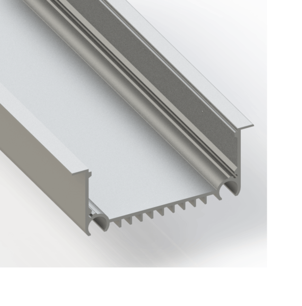 Профиль алюминиевый врезной СПВ-70-8232 (цена за 1 метр)