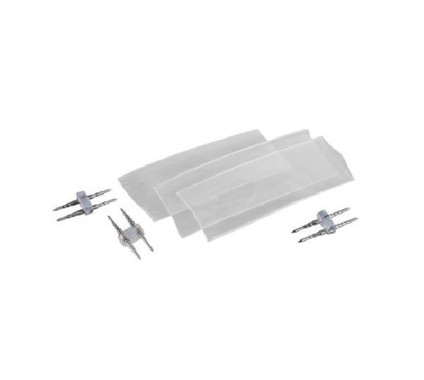 Коннекторы для стыковки гибкого неона в ассортименте (сеч. 8х16 / 16х16 / 18х21) с термоусадочной пленкой