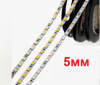 Светодиодная лента ЭРА узкая 5мм LS2835 9,6-120-12-4000K-IP20-1 year-5m нейтральный белый свет
