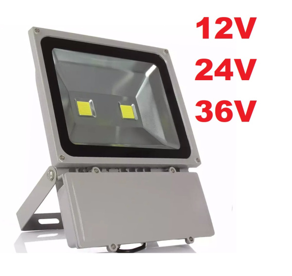 Низковольтный светодиодный прожектор УС-42/100W-12/24V/36V АС/DC 100Вт 6000-6500К 12V-36V