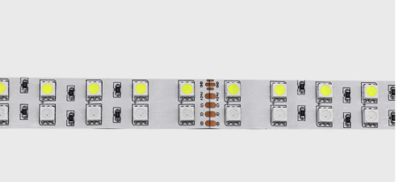 Светодиодная лента General GLS-5050-120-28.8-12-IP20-RGB+3 (RGB+тепл.бел), 2х-рядная 503811