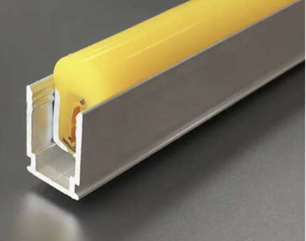 Профиль для гибкого неона сеч. 8х16мм 10х15х2000, 2м Алюминий не анодированный)