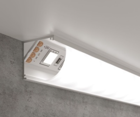 Комплект ПУ-16 профиль алюминиевый угловой с экраном