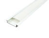 Комплект ПВБ-6 2000х22х6мм профиль алюм. врезной белый с экраном, заглуш.
