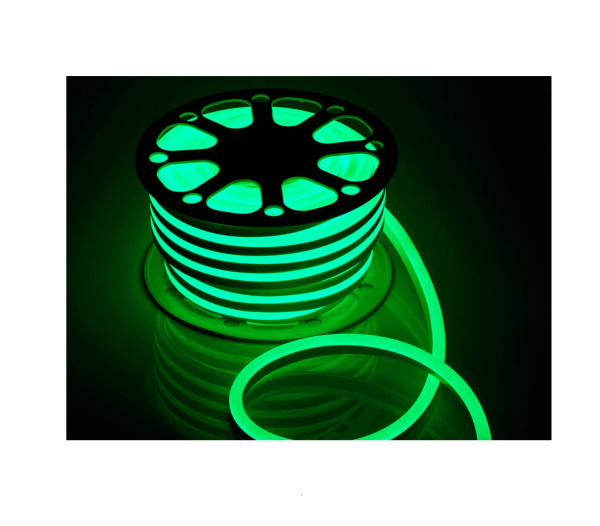 Гибкий неон General LED 9,6W зеленый сеч 8х16мм IP67 220V (цена за 1м)